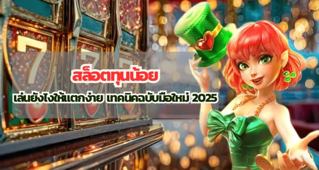 สล็อตทุนน้อย เล่นยังไงให้แตกง่าย เทคนิคฉบับมือใหม่ 2025 1 สล็อตทุนน้อย เล่นยังไงให้แตกง่าย เทคนิคฉบับมือใหม่ 2025