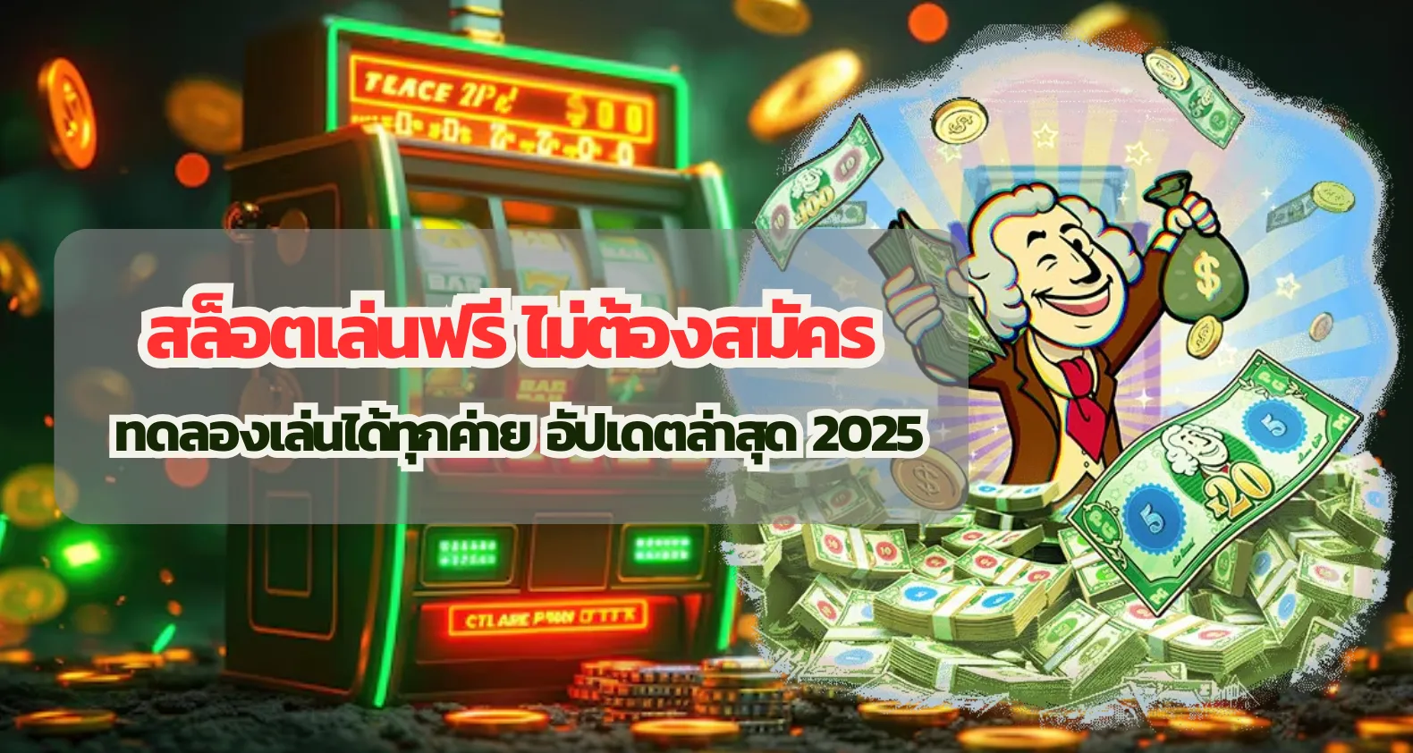 สล็อตเล่นฟรี ไม่ต้องสมัคร ทดลองเล่นได้ทุกค่าย อัปเดตล่าสุด 2025